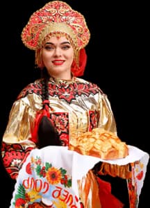 Девушка с хлебом и солью